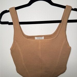 Aritzia Babaton sculpt knit Bustier tank